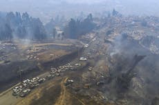 Incendios forestales consumen más de 1.000 hectáreas en Chile y provocan evacuaciones