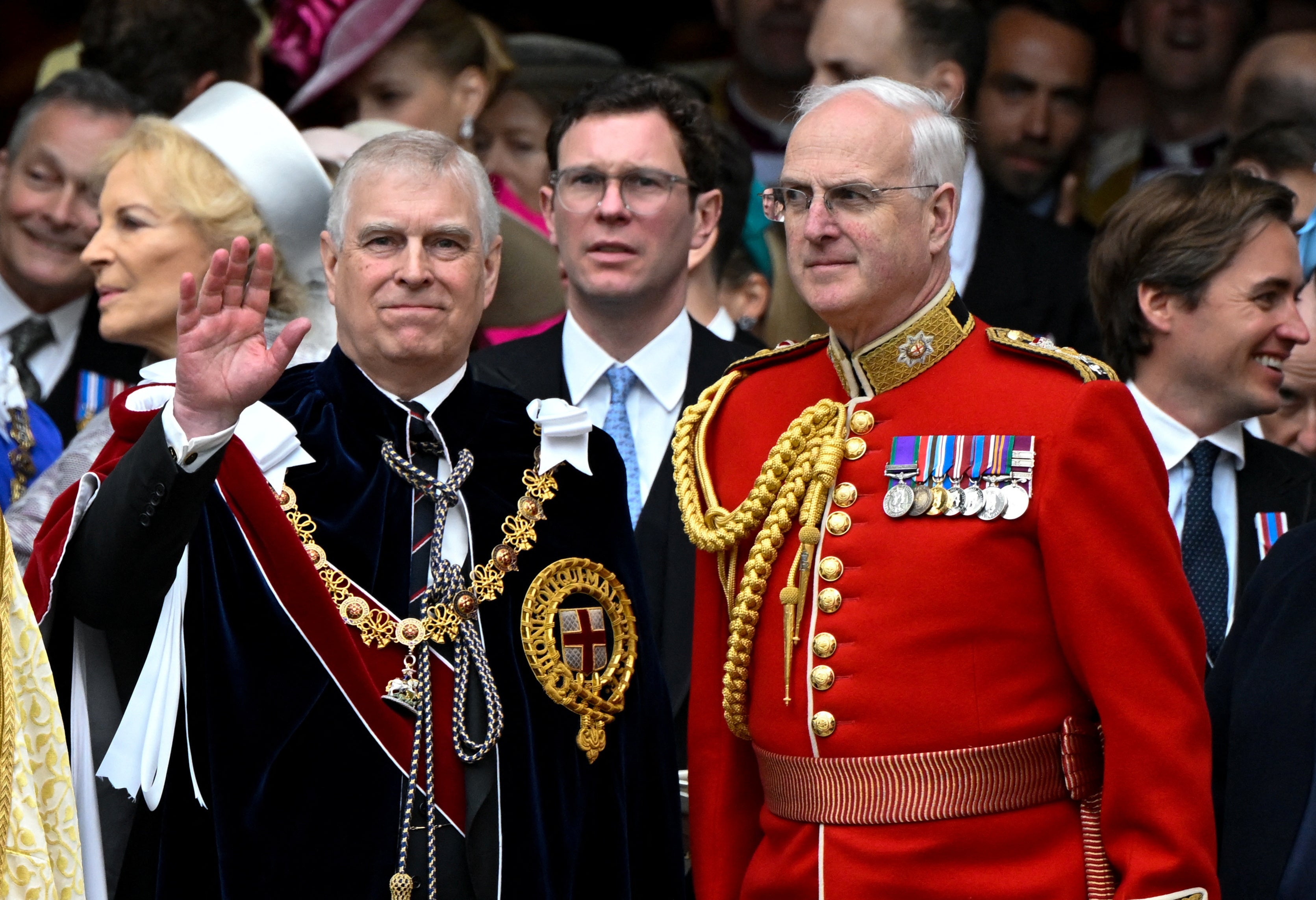 The then-Duke of York at Westminster Abbey following the King’s coronation in 2023 (Toby Melville/PA)