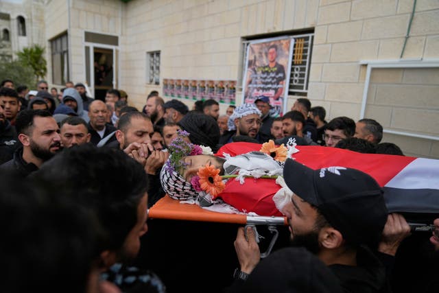 ISRAEL-PALESTINOS CISJORDANIA