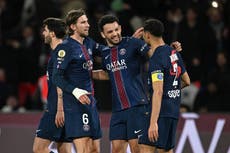 PSG vuelve a la cima en la liga francesa con un poco de ayuda de Mónaco