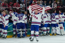 EEUU supera 2-1 a Canadá y gana su primer oro olímpico en el hockey masculino desde 1980