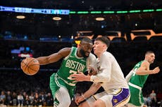 Celtics barren la serie anual ante los Lakers con victoria por 111-89