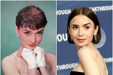 Lily Collins será Audrey Hepburn en una película sobre ‘Diamantes para el desayuno’