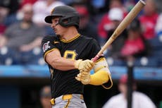 Prospecto de Piratas Konnor Griffin pega 2 jonrones, uno ante Ranger Suárez