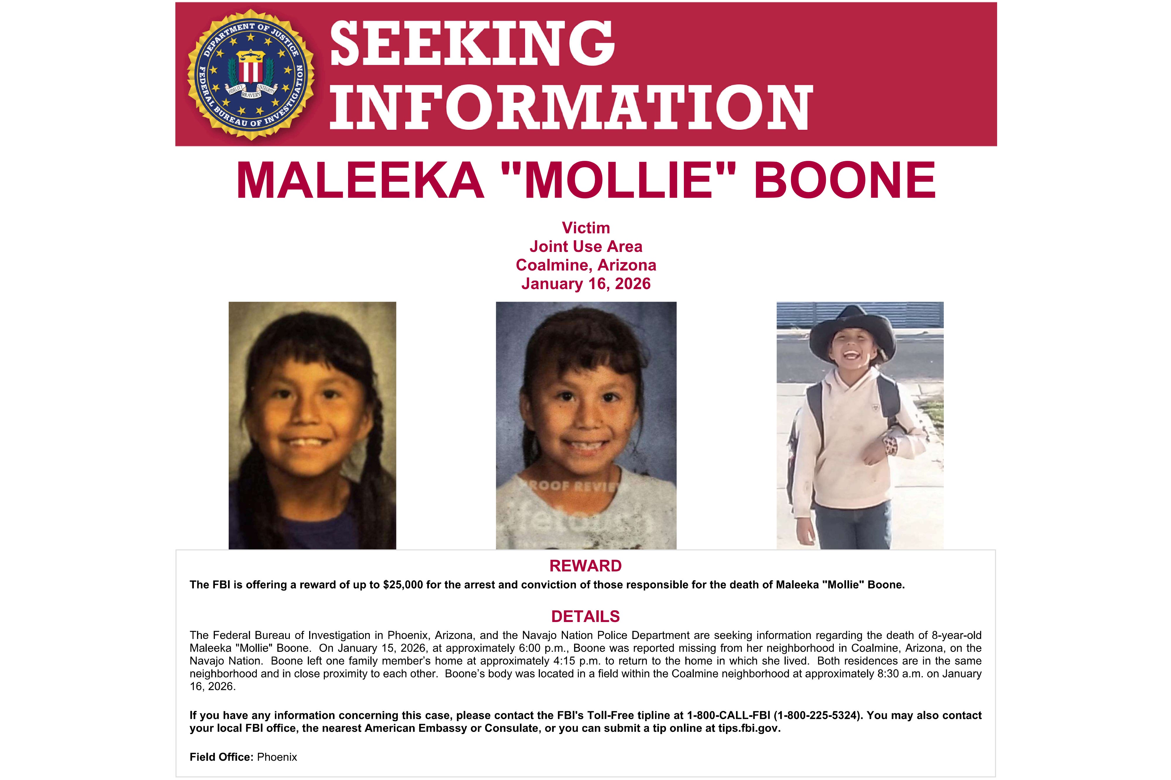 EEUU NINA DESAPARECIDA