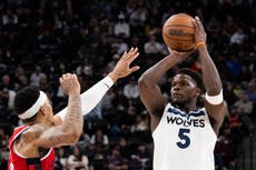Anthony Edwards y Timberwolves superan a Clippers mermados por 94-88