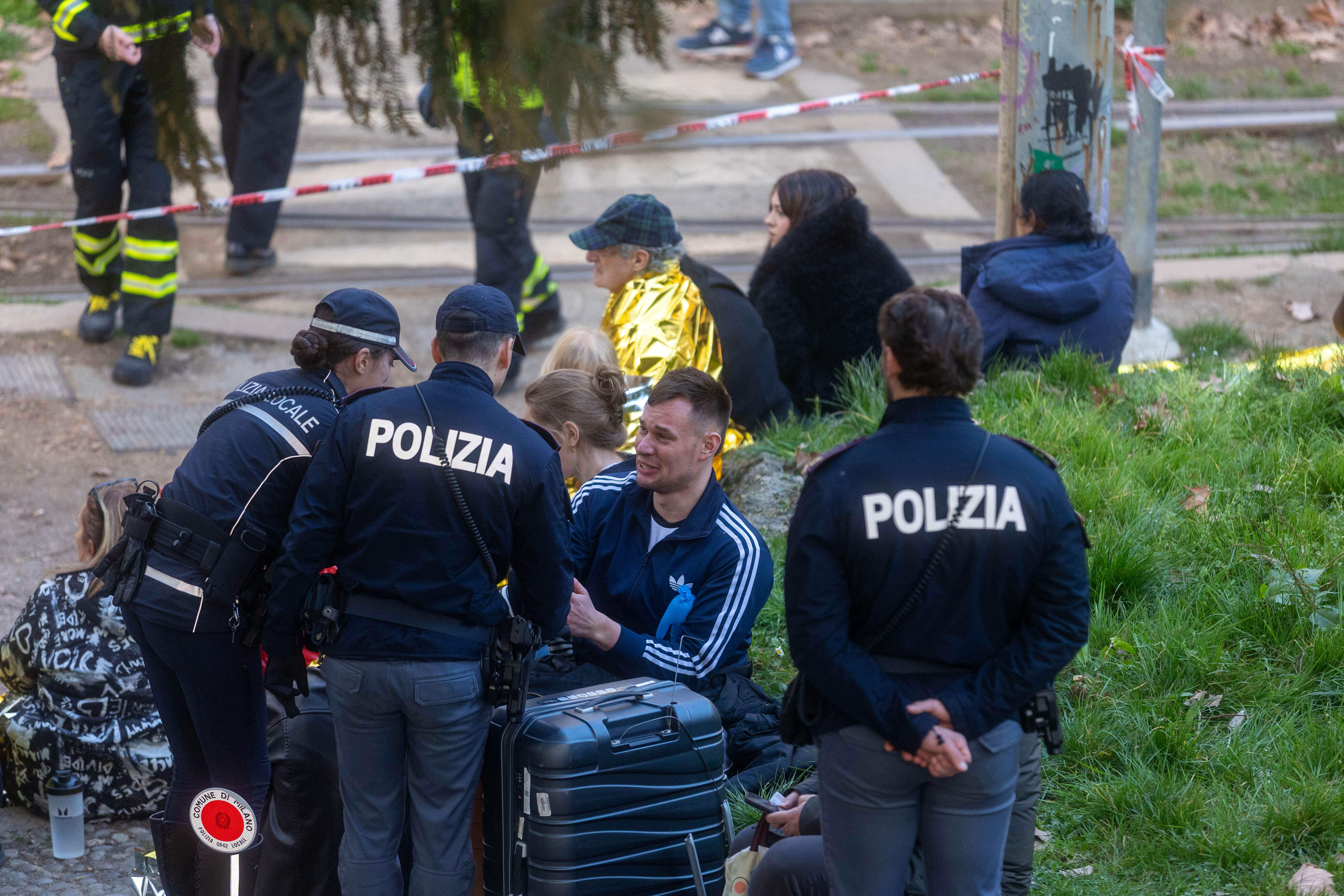 El incidente, ocurrido a lo largo de la céntrica avenida Vittorio Veneto