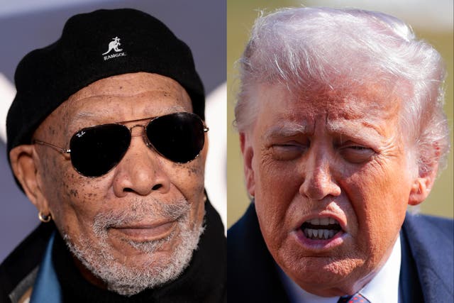 <p>Morgan Freeman dijo en televisión en vivo que el presidente Trump “nos está llevando a un agujero de m****”.</p>