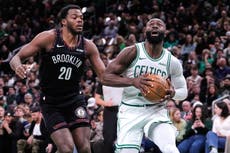 Los Celtics arrollan 148-111 a los Nets con su mejor porcentaje de tiros de campo de la temporada