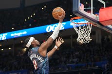 Gilgeous-Alexander anota 36 en su regreso; Thunder vence 127-121 a Nuggets en alargue tras altercado