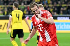 Kane va por el récord de Lewandowski de 41 goles en una temporada de la Bundesliga