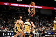 Raptors superan 134-125 a los Wizards que sufren su cuarta derrota consecutiva