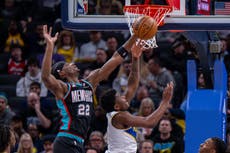 Grizzlies vencen 125-106 a Pacers y barren la serie de la temporada