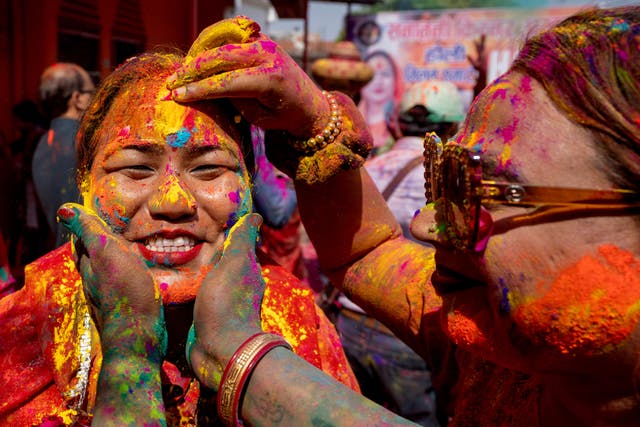 <p>Festival Holi de la India</p>