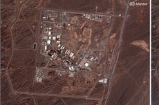 Imágenes satelitales muestran daños en la instalación nuclear iraní de Natanz