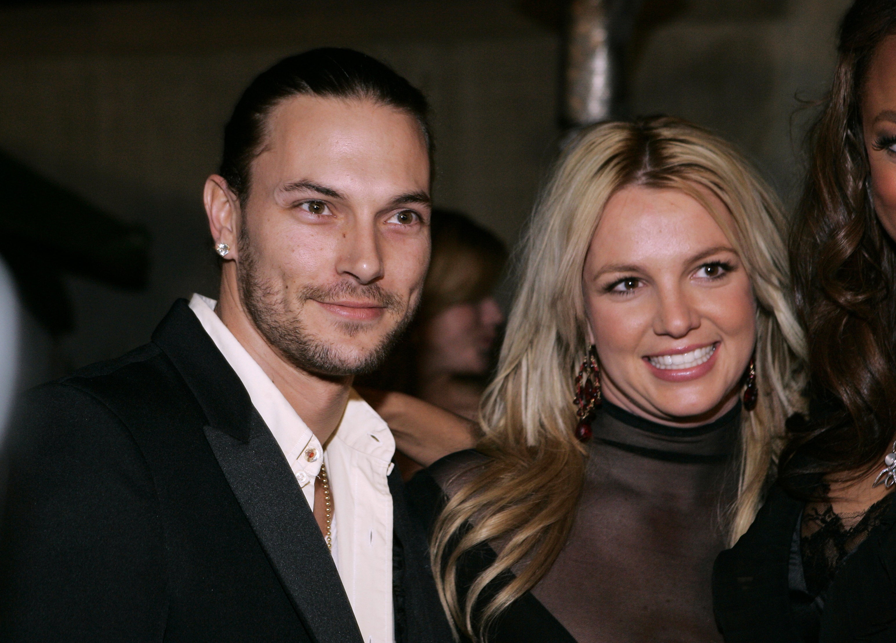 Britney Spears, a la derecha, y su marido Kevin Federline en 2006