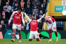 Arsenal avanza a cuartos de la Copa FA con triunfo 2-1 ante Mansfield, de tercera división