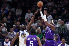 Sensabaugh anota 21, Hinson encesta triple decisivo y el Jazz sorprende a Warriors 119-116