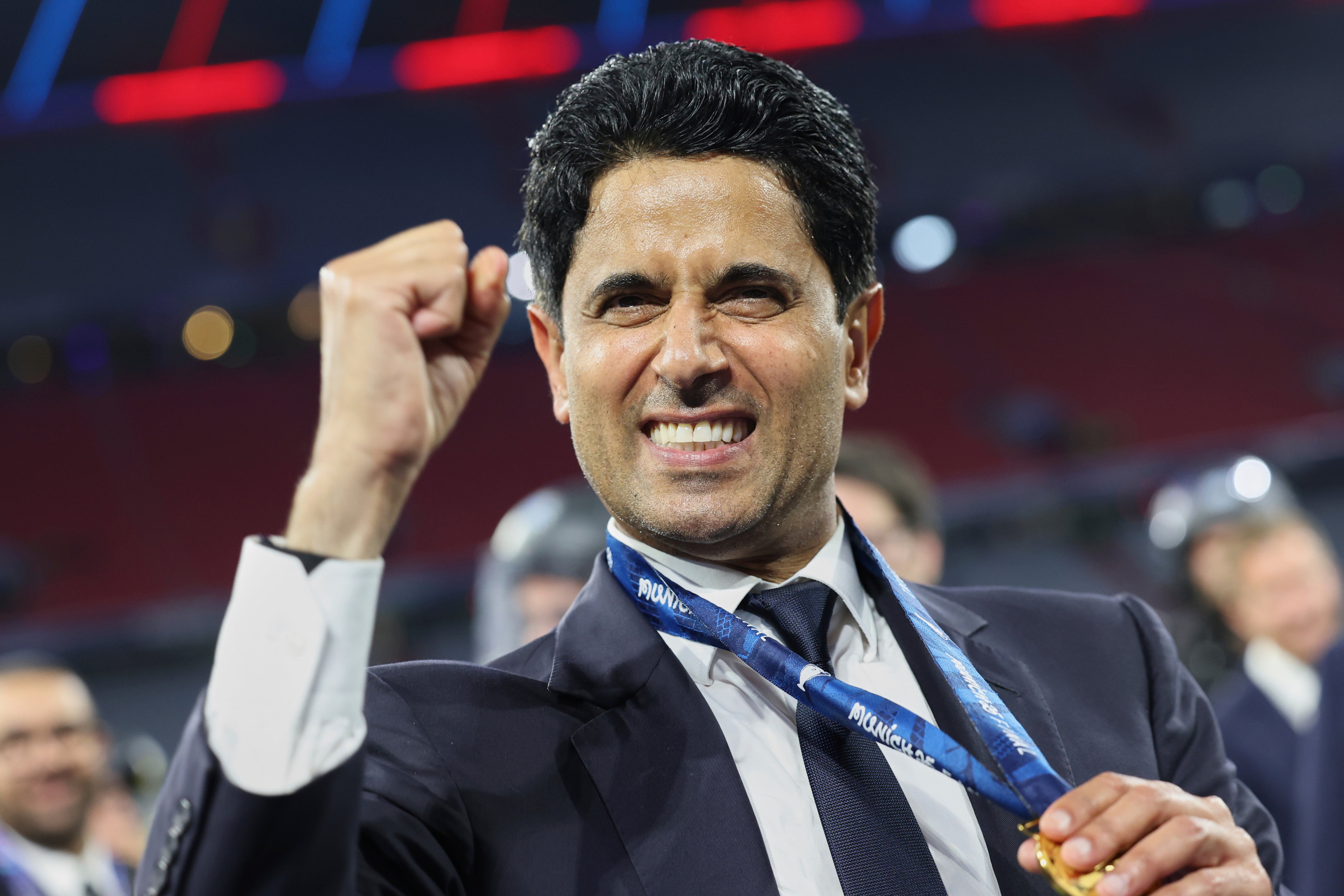 El presidente del PSG, Nasser Al-Khelaifi, varado en Qatar por la guerra con Irán