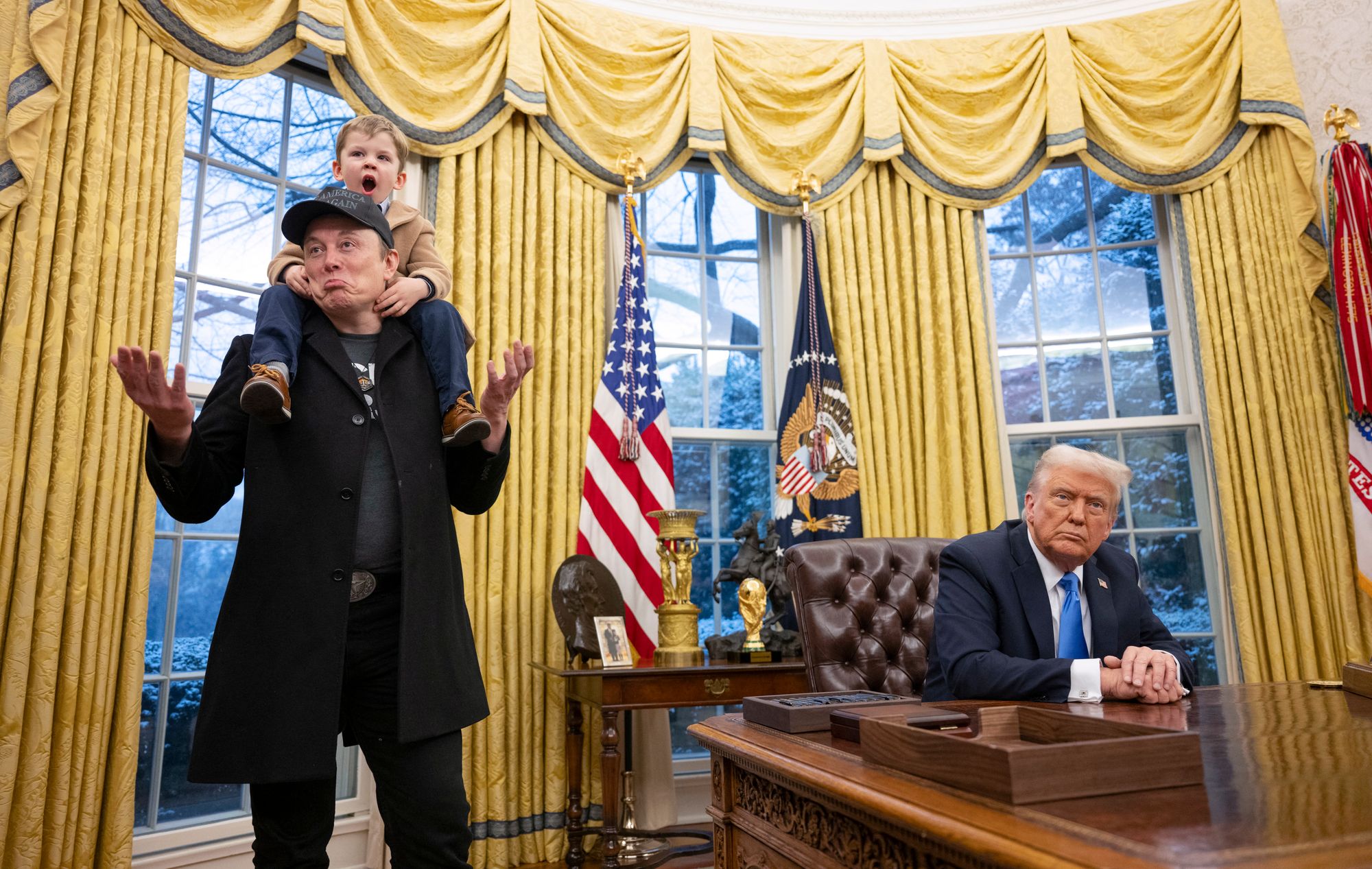 Los miembros de la “mafia de PayPal” que trabajaron junto con Thiel han influido en los niveles más altos de la política de EE. UU. en el segundo mandato de Trump, incluido el exlíder de DOGE, Elon Musk, y el antiguo “zar” de IA David Sacks