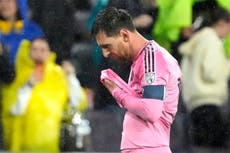 Messi se va en blanco durante empate 0-0 entre Inter Miami y Nashville en Copa de Campeones CONCACAF