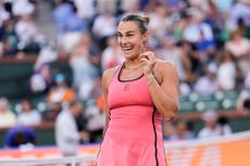 Sabalenka vence a Noskova y se coloca en la final de Indian Wells por 3ra vez en 4 años
