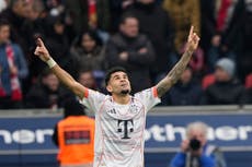 Bayern Múnich empata 1-1 ante Bayer Leverkusen tras 2 rojas y Dortmund se acerca