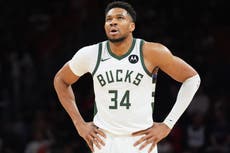 Antetokounmpo no jugará con Bucks en Atlanta por esguince de tobillo izquierdo