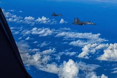 Tras semanas más tranquilas, Taiwán avista gran número de aviones militares chinos cerca de la isla