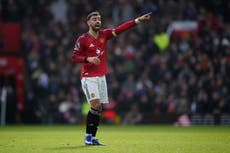 Bruno Fernandes se acerca a récord en la Premier en triunfo 3-1 del Man United ante Aston Villa