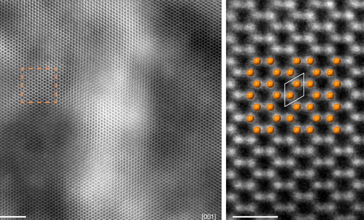 Atomic structure of the bulk hexagonal diamond