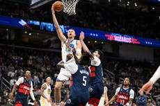 Steve Kerr alcanza 600 victorias con Golden State superando 125-117 a Wizards