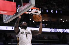 Zion Williamson anota 27 puntos y guía a los Pelicans ante los Mavericks 129-111