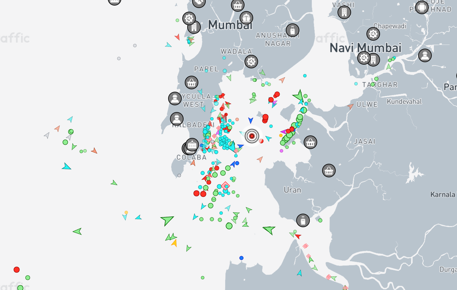 El “SMYRNI” navegaba por aguas indias el martes por la mañana (Marine Traffic).