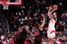 Raptors consiguen su tercera victoria seguida al aplastar 139-109 a los Bulls