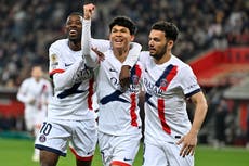 PSG recupera el liderato de la Ligue 1 después de goleada ante Niza