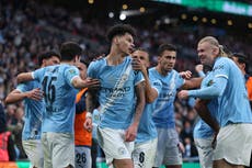 Manchester City gana la Copa de la Liga inglesa al vencer 2-0 al Arsenal