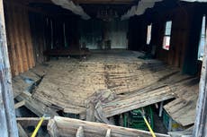 Seis heridos tras desplomarse el piso de un sitio para bodas en Nueva Hampshire