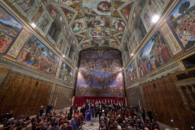 VATICANO-CAPILLA SIXTINA-CONCIERTO