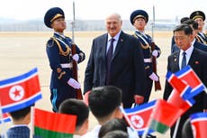 Presidente bielorruso Lukashenko llega a Corea del Norte para reunirse con Kim Jong Un