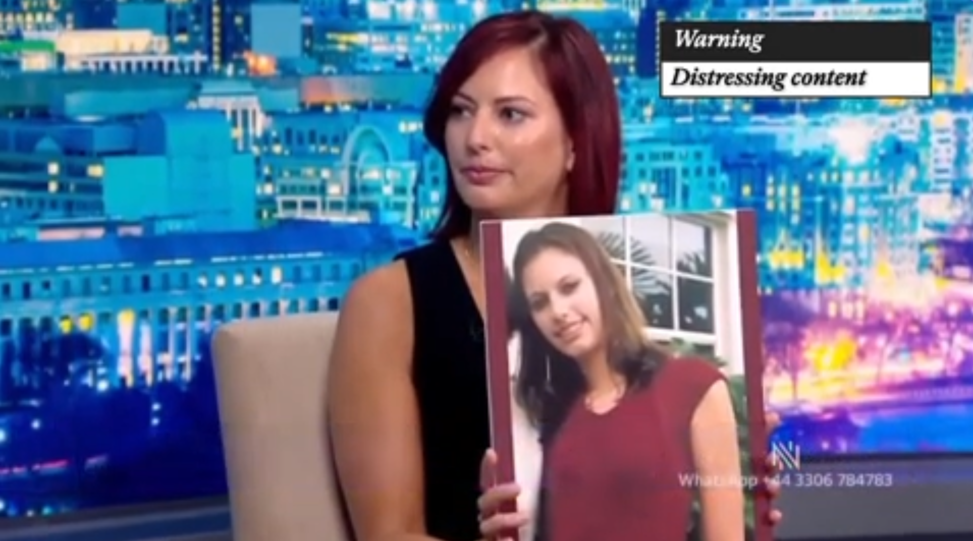 “Ya no sonrío de la misma manera”, contó Joanna Harrison a Newsnight