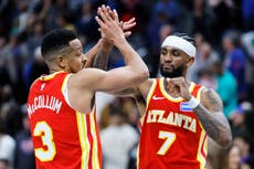 Los Hawks frenan la racha de los Pistons al imponerse 130-129 en tiempo extra
