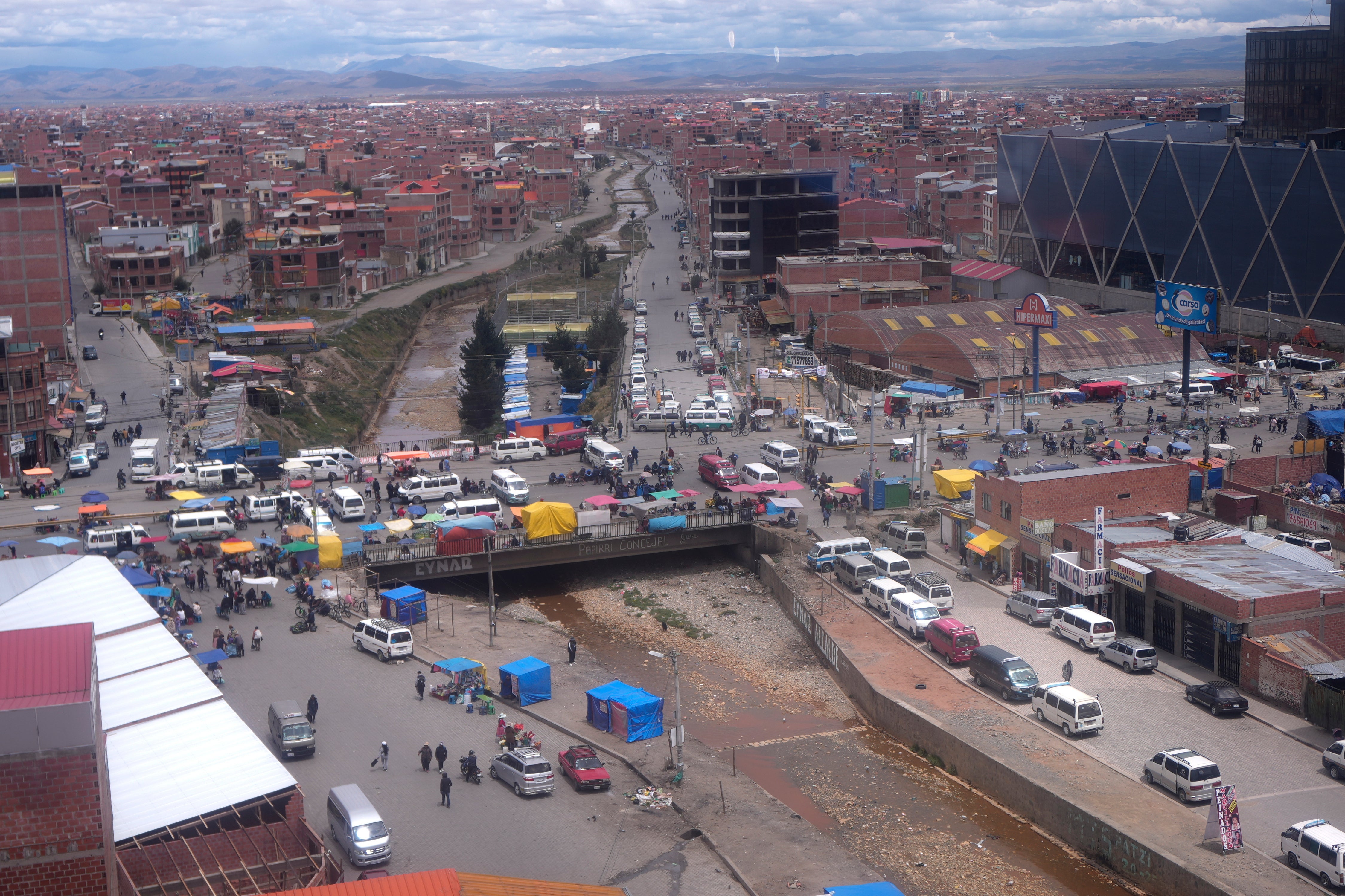 BOLIVIA-PARO TRANSPORTE