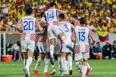 Errores defensivos condenan a Colombia a derrota 2-1 ante Croacia en amistoso