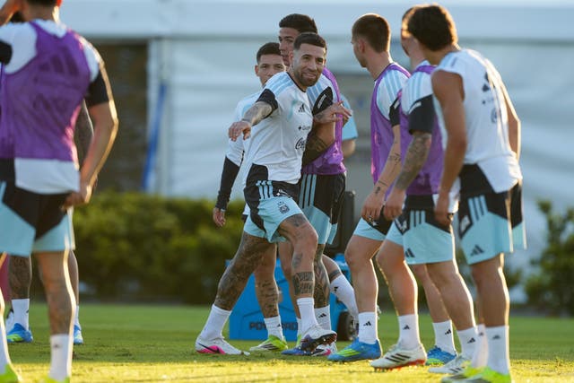 ARGENTINA ENTRENAMIENTO