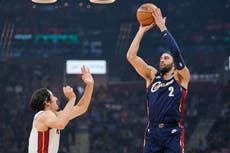 Una primera mitad de 81 puntos impulsa a Cleveland en la revancha ante Miami