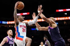 Harris anota 18 y Pistons se afianzan en 1er puesto del Este al arrollar 109-87 a Minnesota