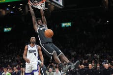 Nets aplastan 116-99 a Kings y cortan racha de 10 derrotas