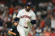 Brown y Álvarez guían a Astros a triunfo de 9-2 sobre unos Medias Rojas en apuros