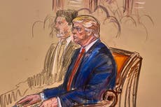 Trump rompe tradición y asiste a sesión de la Corte Suprema en primera fila